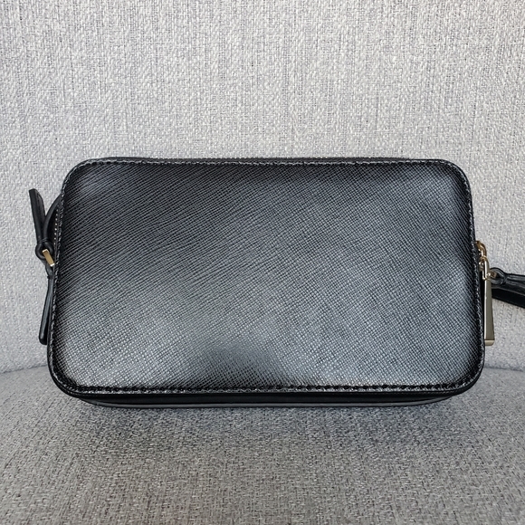 kate spade New York Mila Double Zip Leather Crossbody Bag, Black - Picture 5 of 16